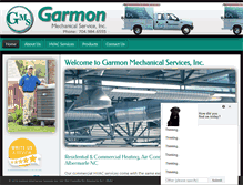 Tablet Screenshot of garmonmechanical.com